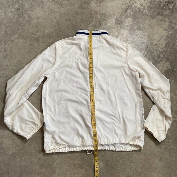 Weather Tamer Jacket Mens Size Large Windbreaker‎ White Style A9305 Vtg Lined - Picture 10 of 16